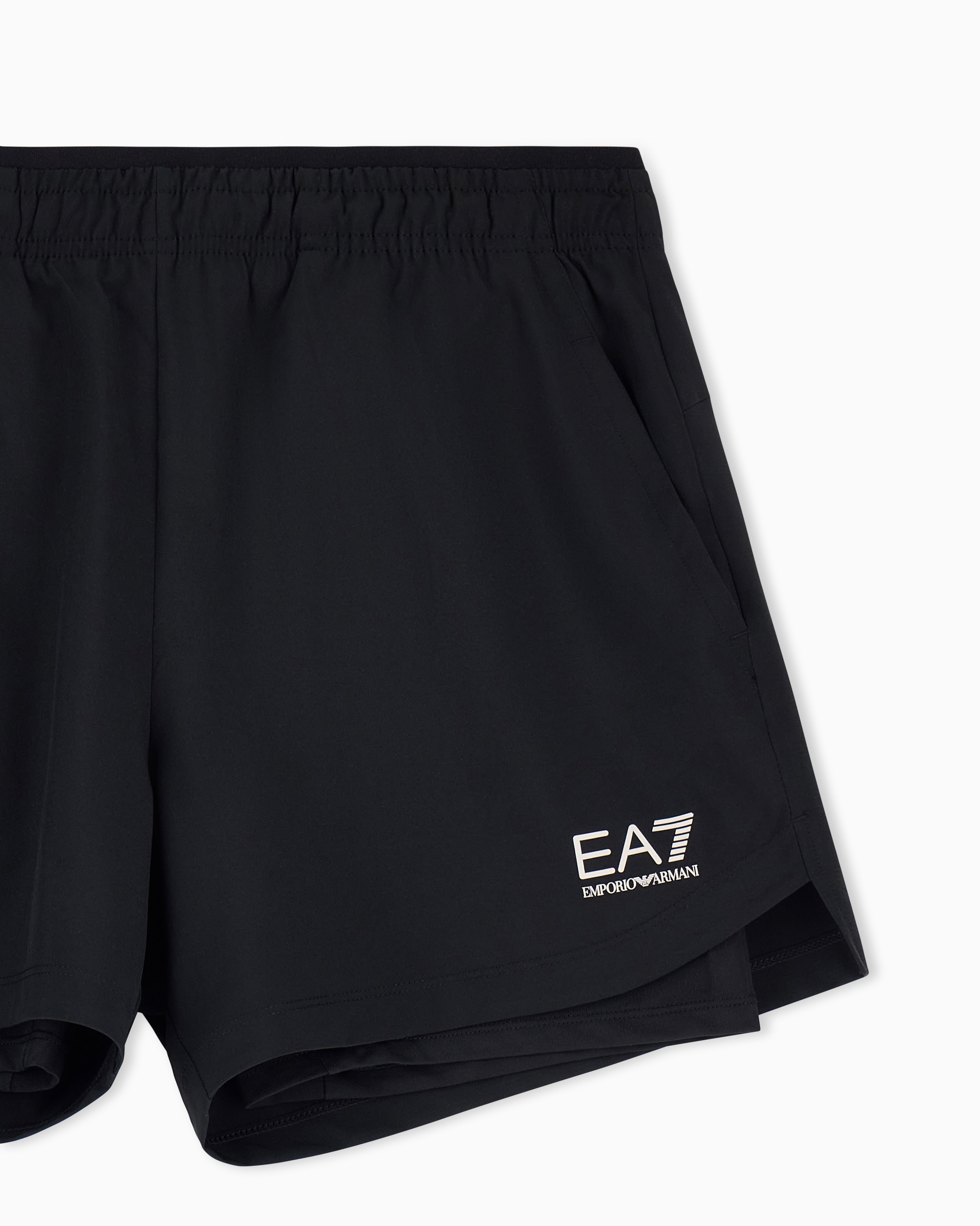 EA7 Technical dynamic shorts with a drawstring waist Vigor7