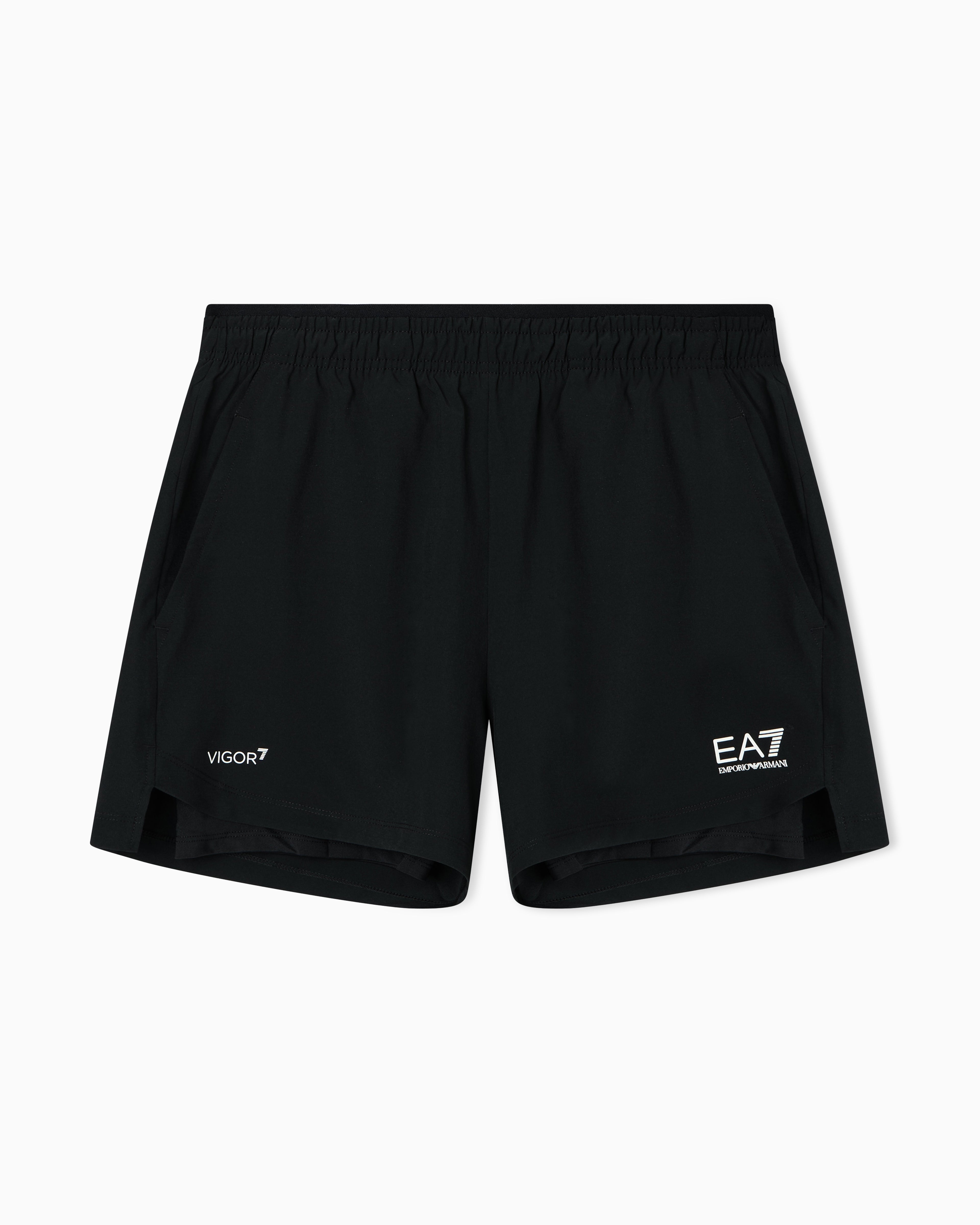 EA7 Technical dynamic shorts with a drawstring waist Vigor7