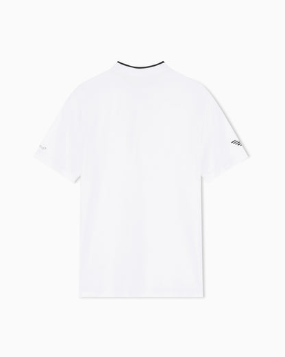 EA7 Ventus7 polo with henley collar Tennis Pro