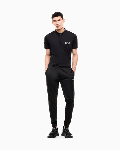 EA7 Ventus7 polo with henley collar Tennis Pro