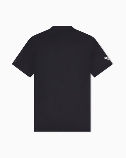 EA7 Ventus7 polo with henley collar Tennis Pro