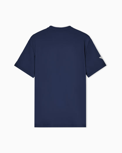 EA7 Ventus7 polo with henley collar Tennis Pro