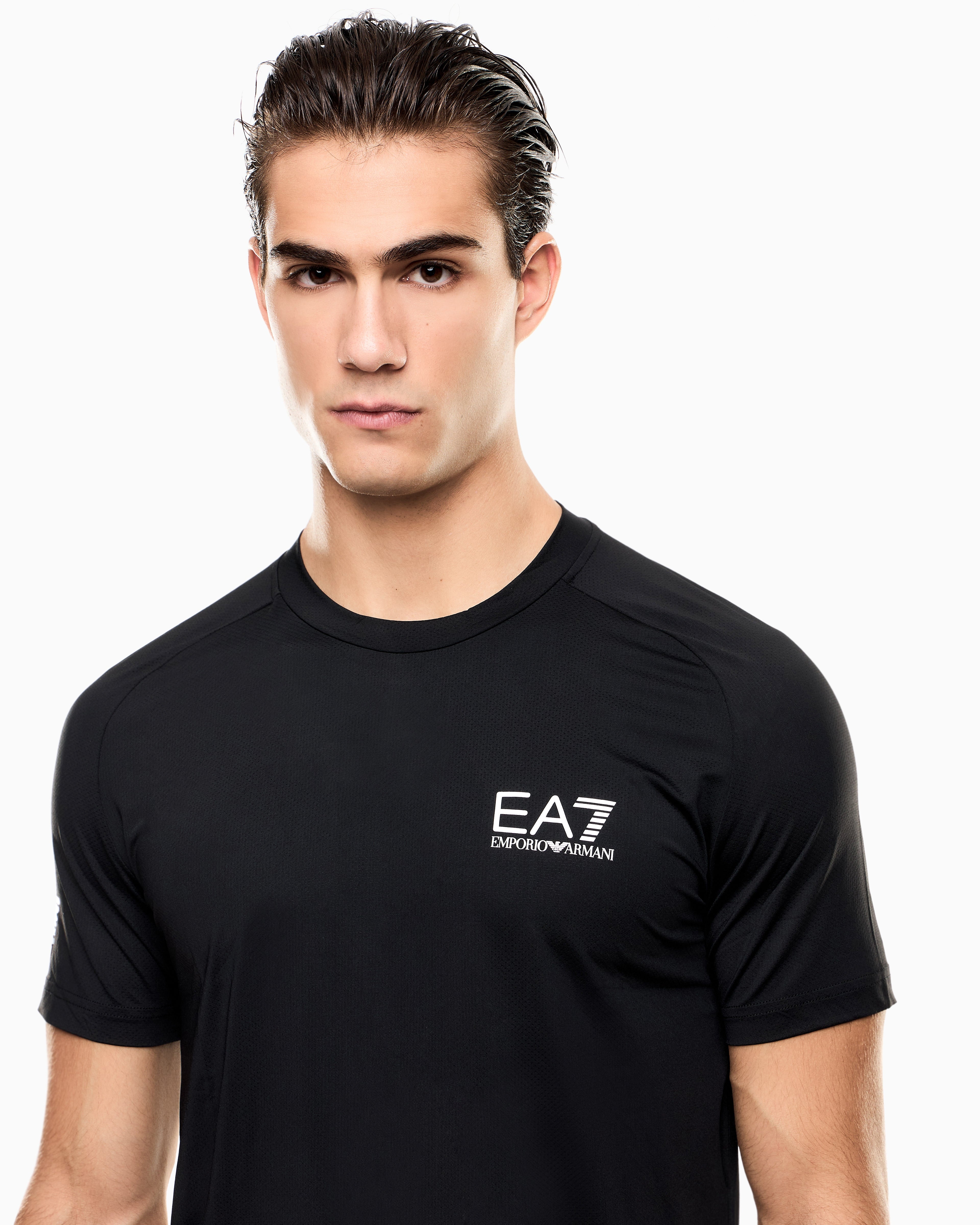 EA7 Breathable technical fabric Ventus7 shirt Tennis Pro
