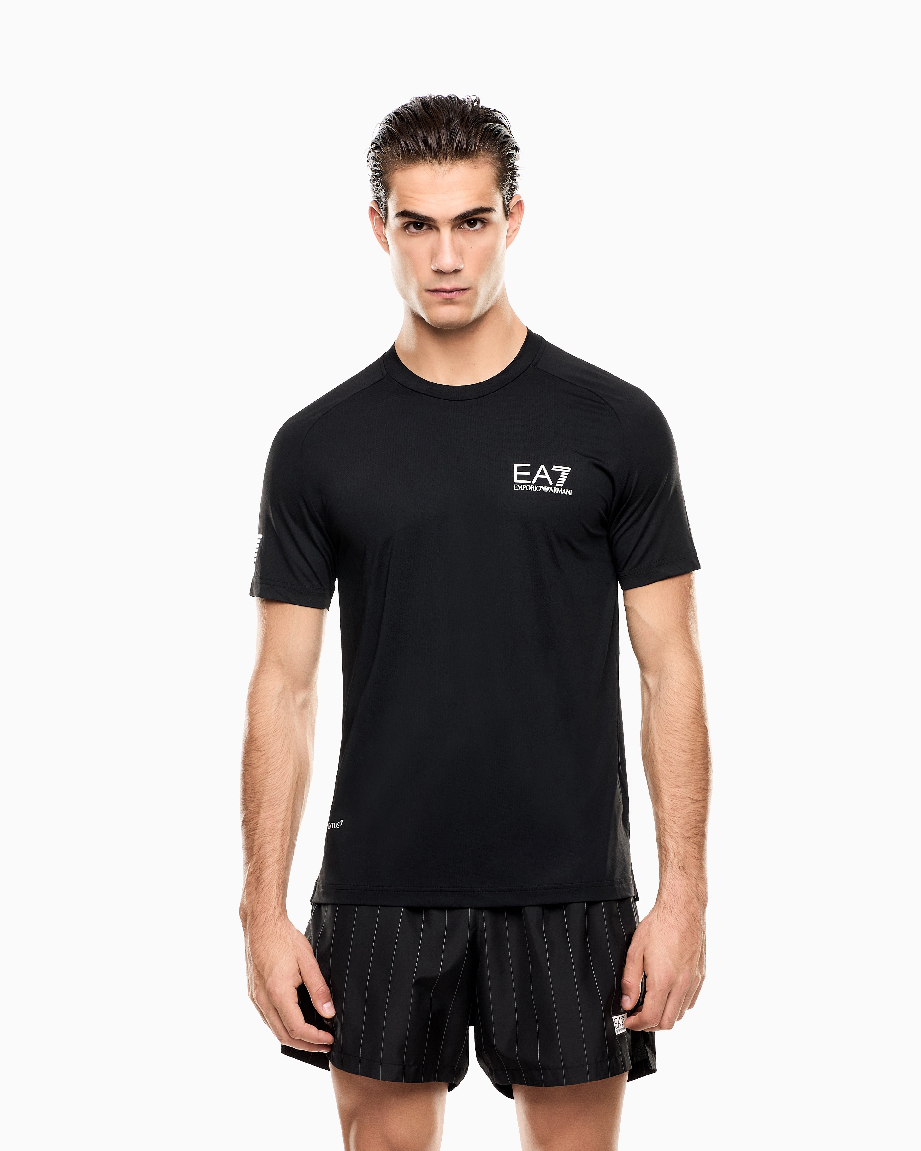 EA7 Breathable technical fabric Ventus7 shirt Tennis Pro