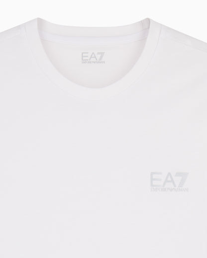 EA7 Cotton shirt in Pima jersey with crew neck Core Identity