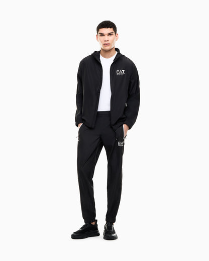 EA7 Cotton shirt in Pima jersey with crew neck Core Identity