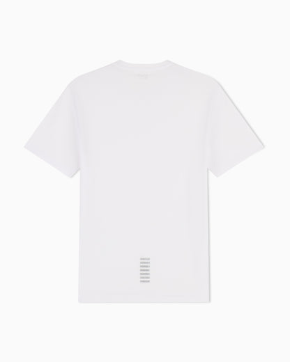 EA7 Cotton shirt in Pima jersey with crew neck Core Identity