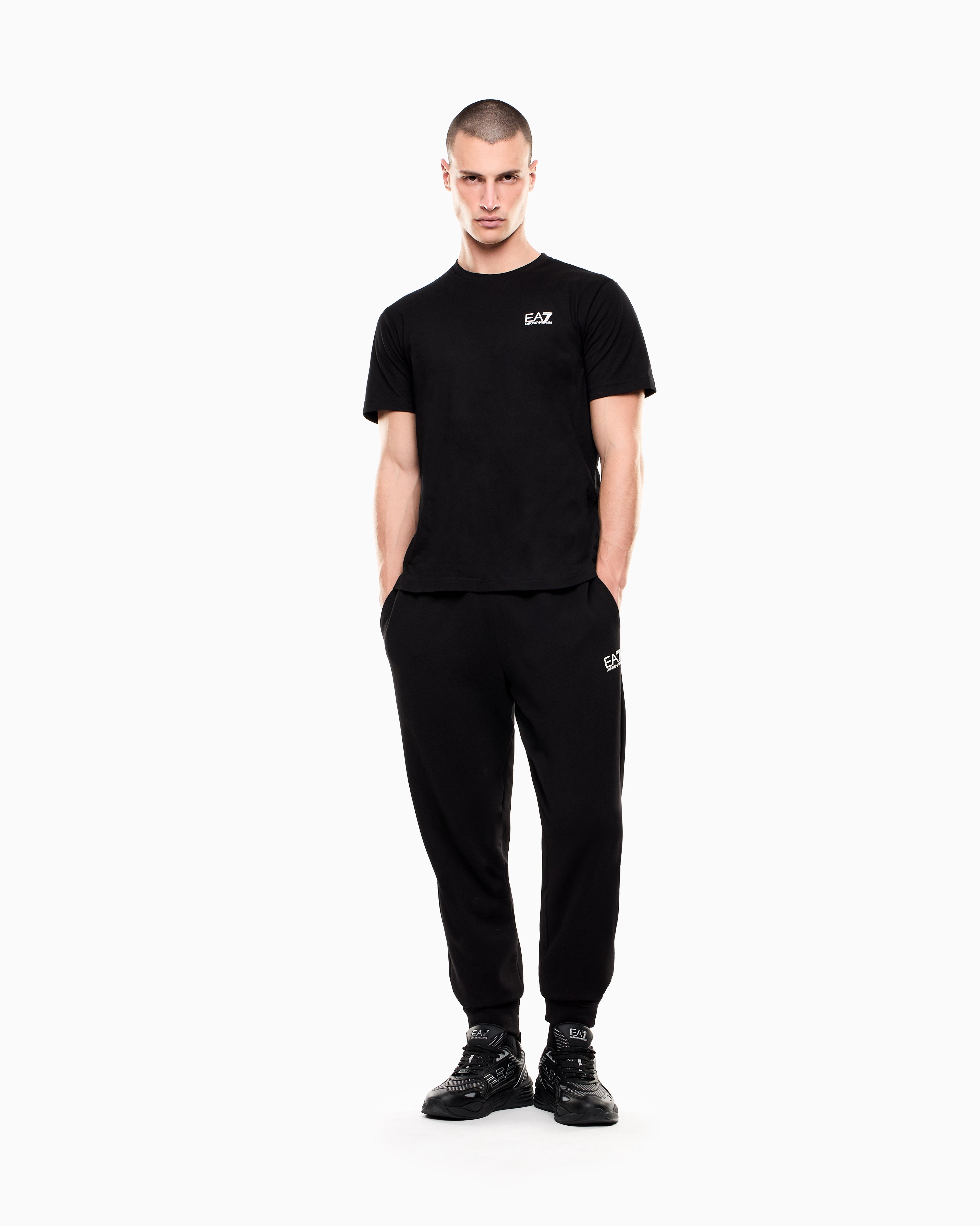 EA7 Pima cotton Core Identity T-shirt