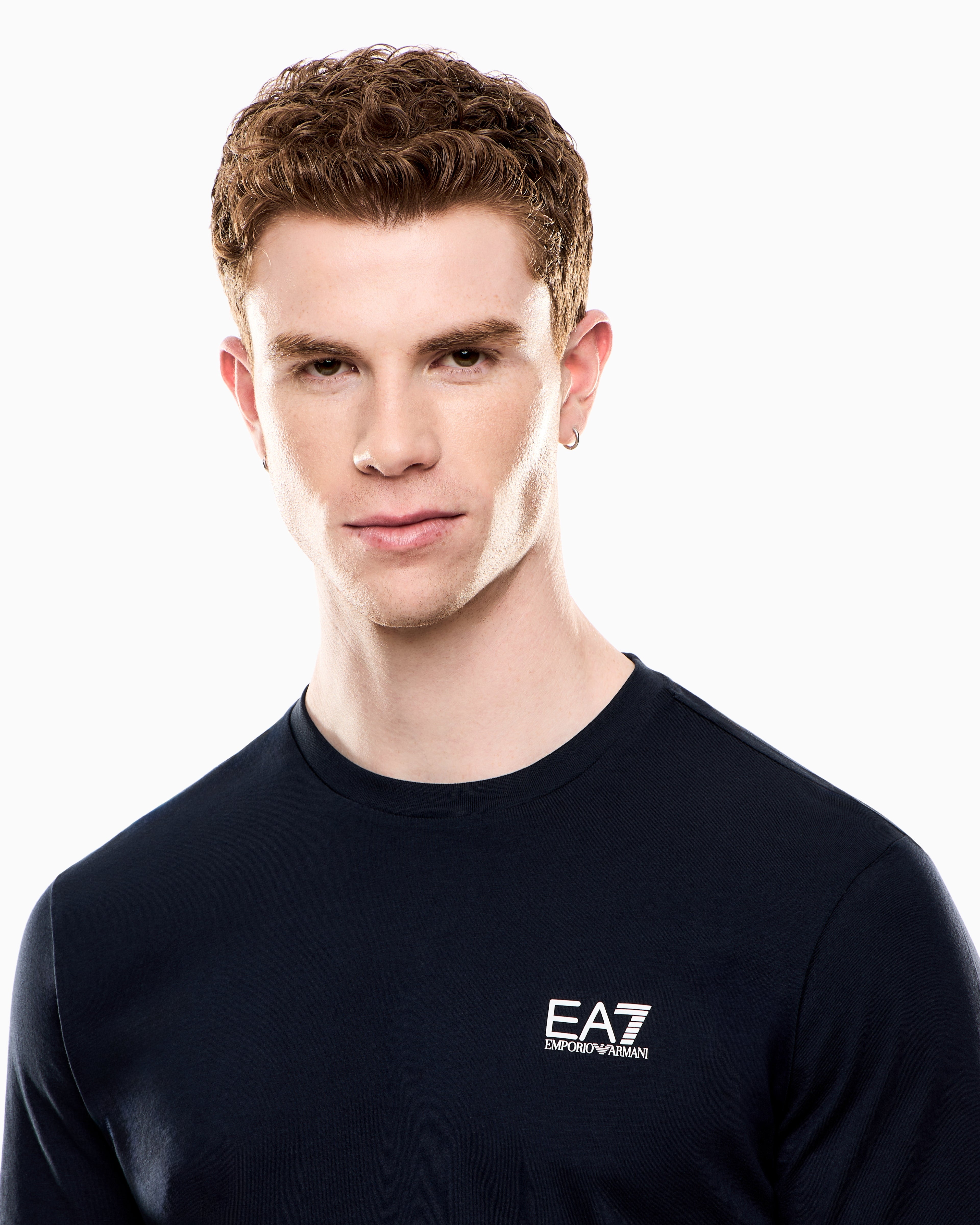 EA7 Pima cotton Core Identity T-shirt