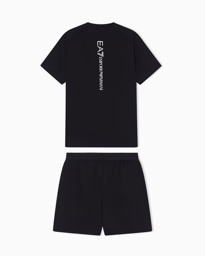 EA7 Ventus t-shirt and shorts set in technical fabric Ventus7