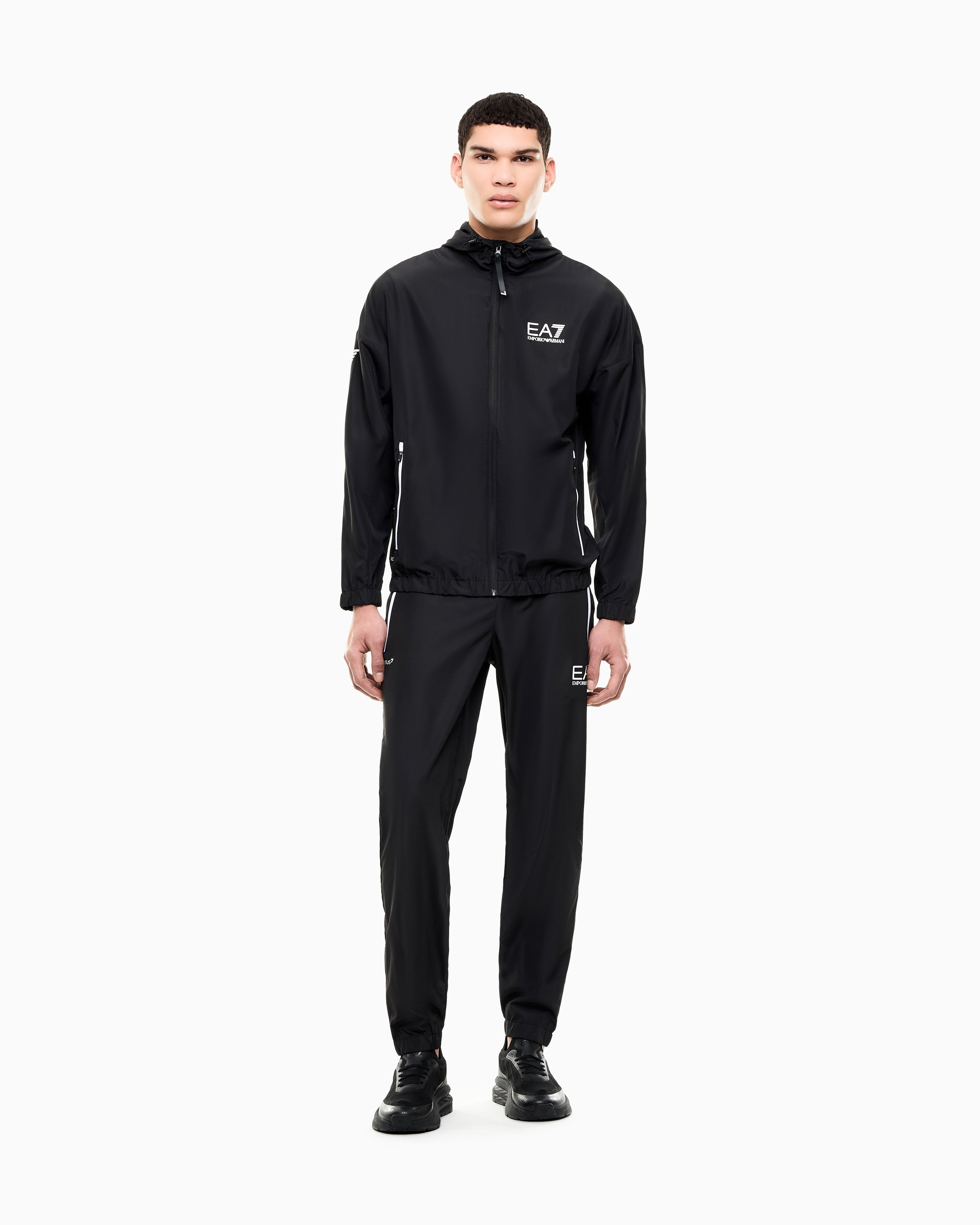 EA7 Ventus7 suit with zipped hoodie and joggers Multisport