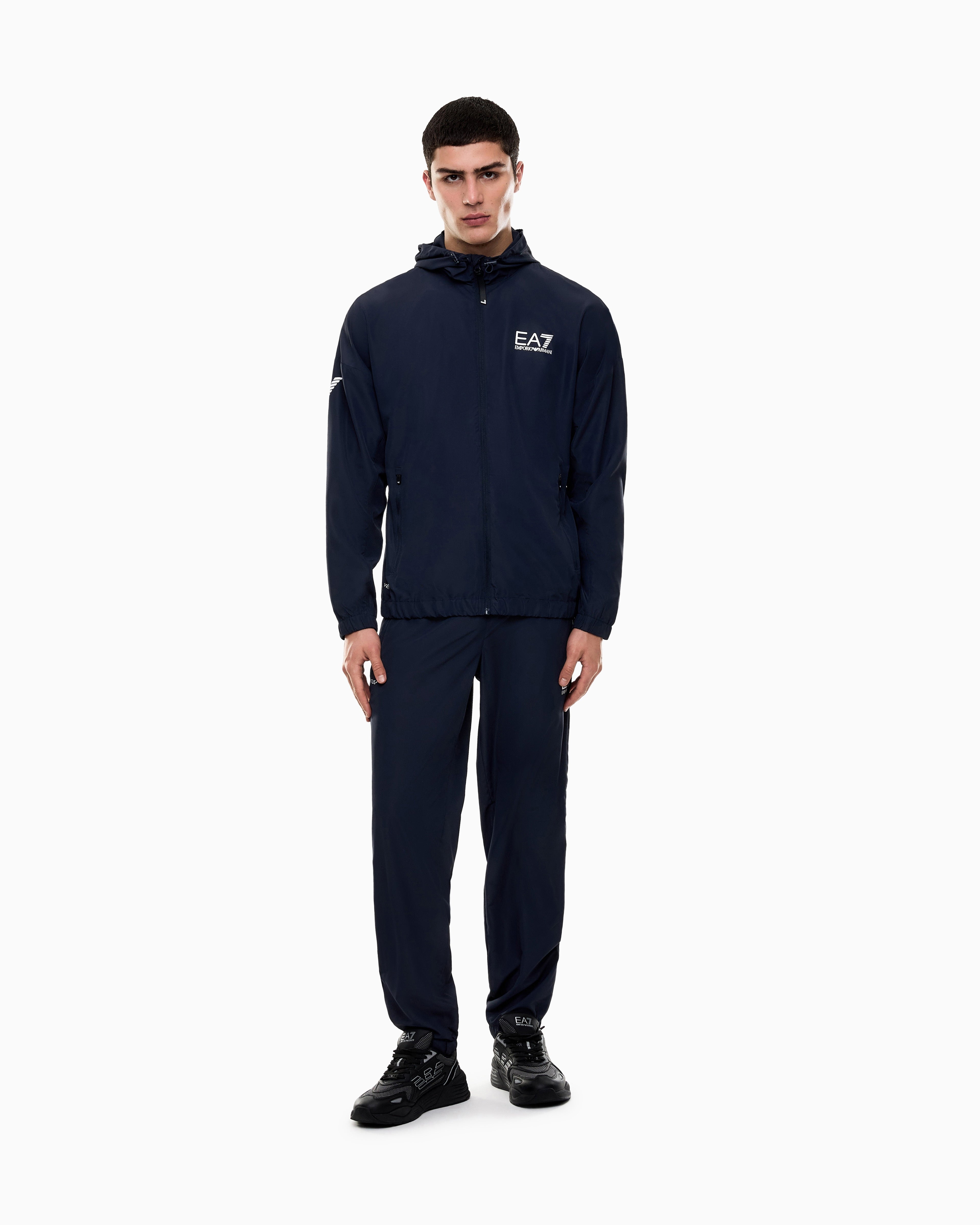 EA7 Ventus7 suit with zipped hoodie and joggers Multisport