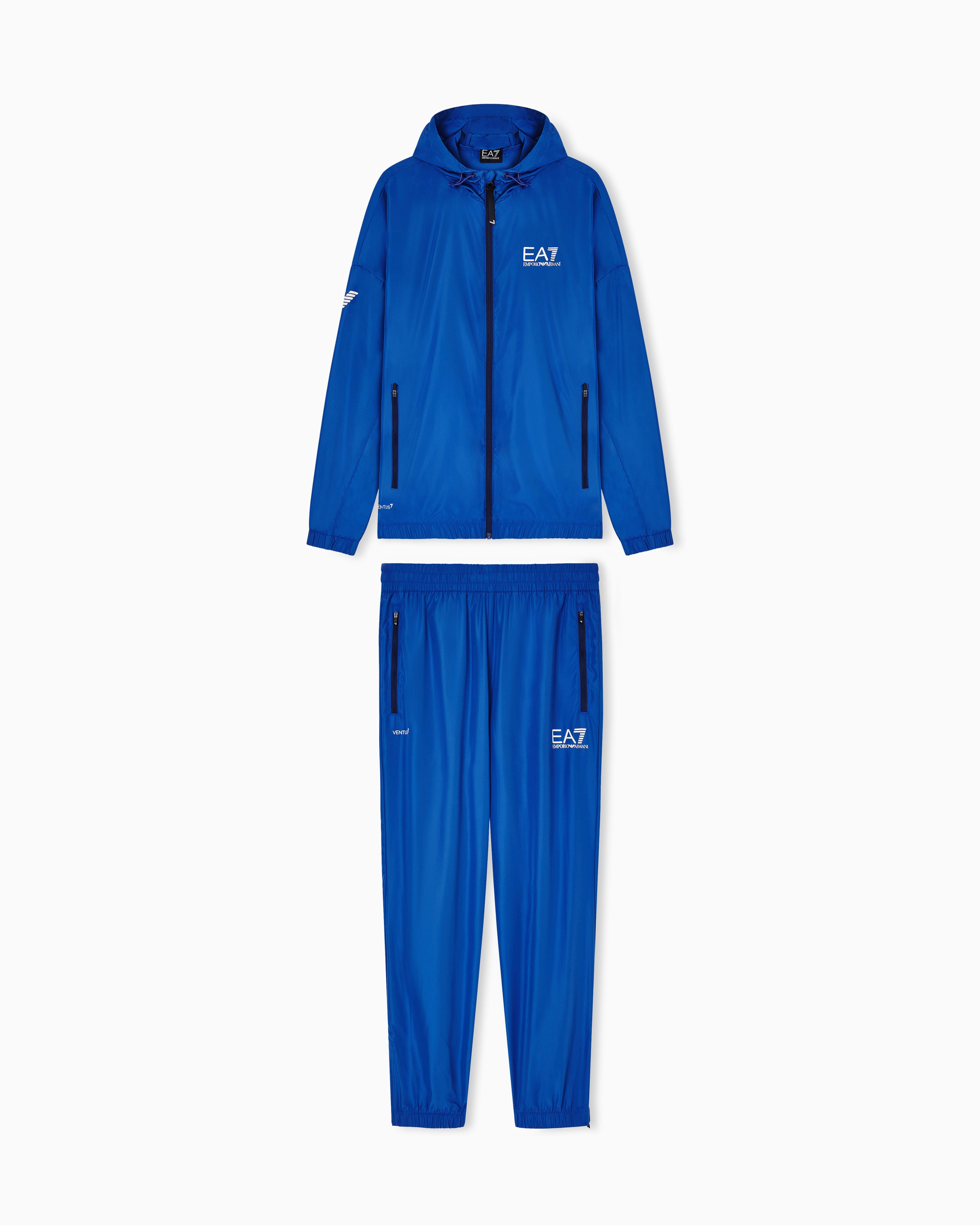EA7 Ventus7 suit with zipped hoodie and joggers Multisport