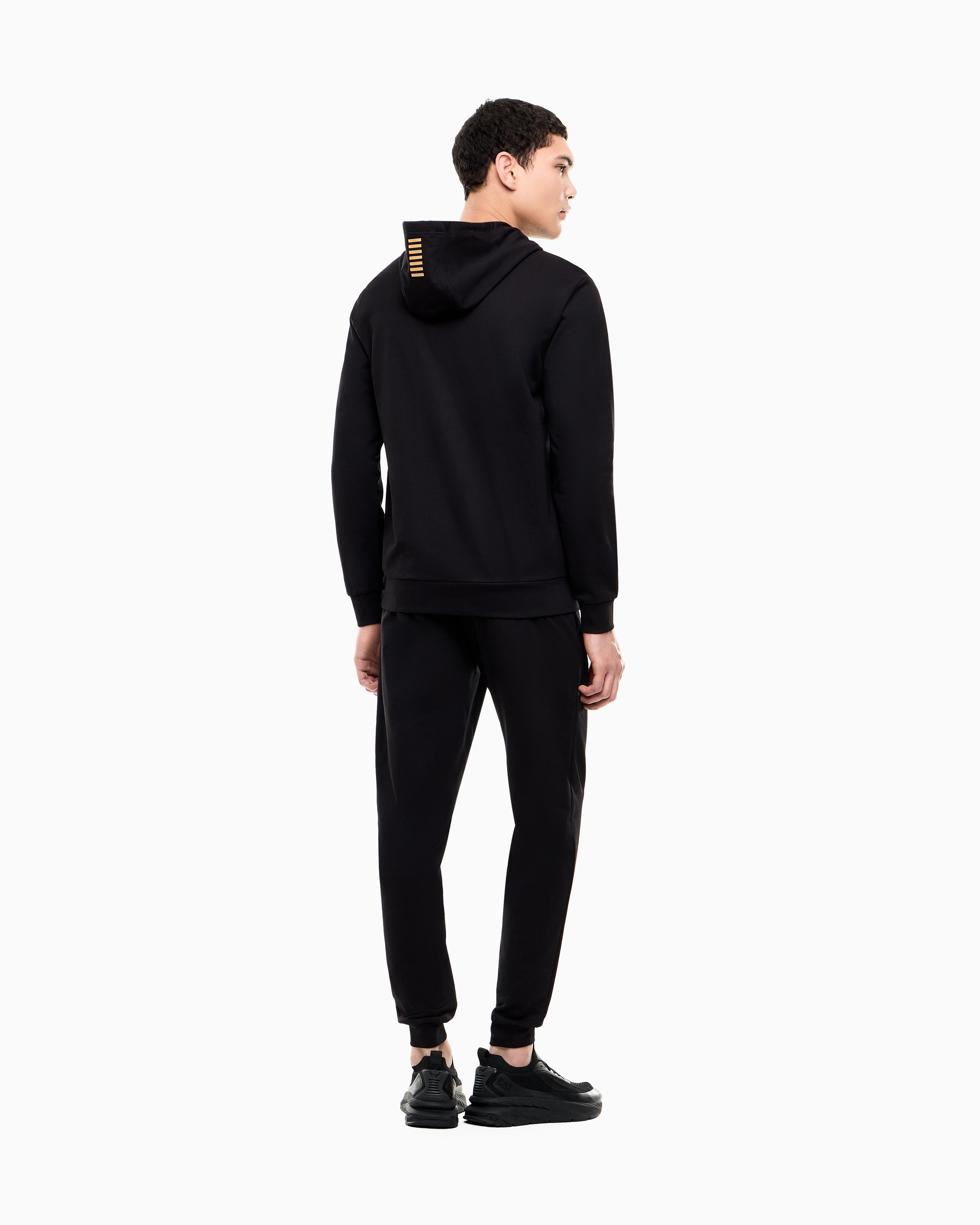 EA7 Cotton business suit with hoodie and joggers Core Identity