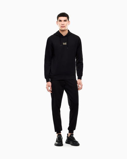 EA7 Cotton business suit with hoodie and joggers Core Identity