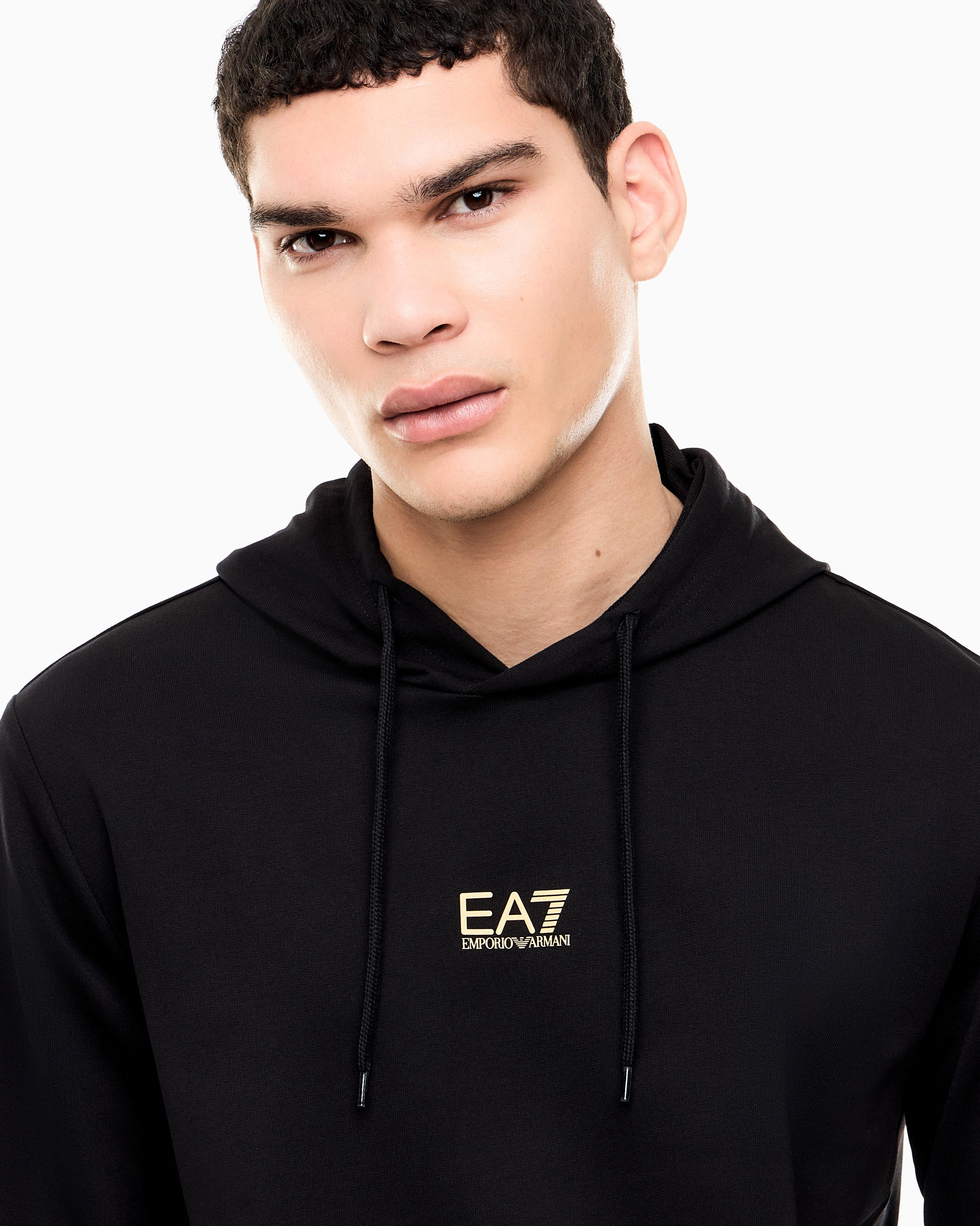 EA7 Cotton business suit with hoodie and joggers Core Identity