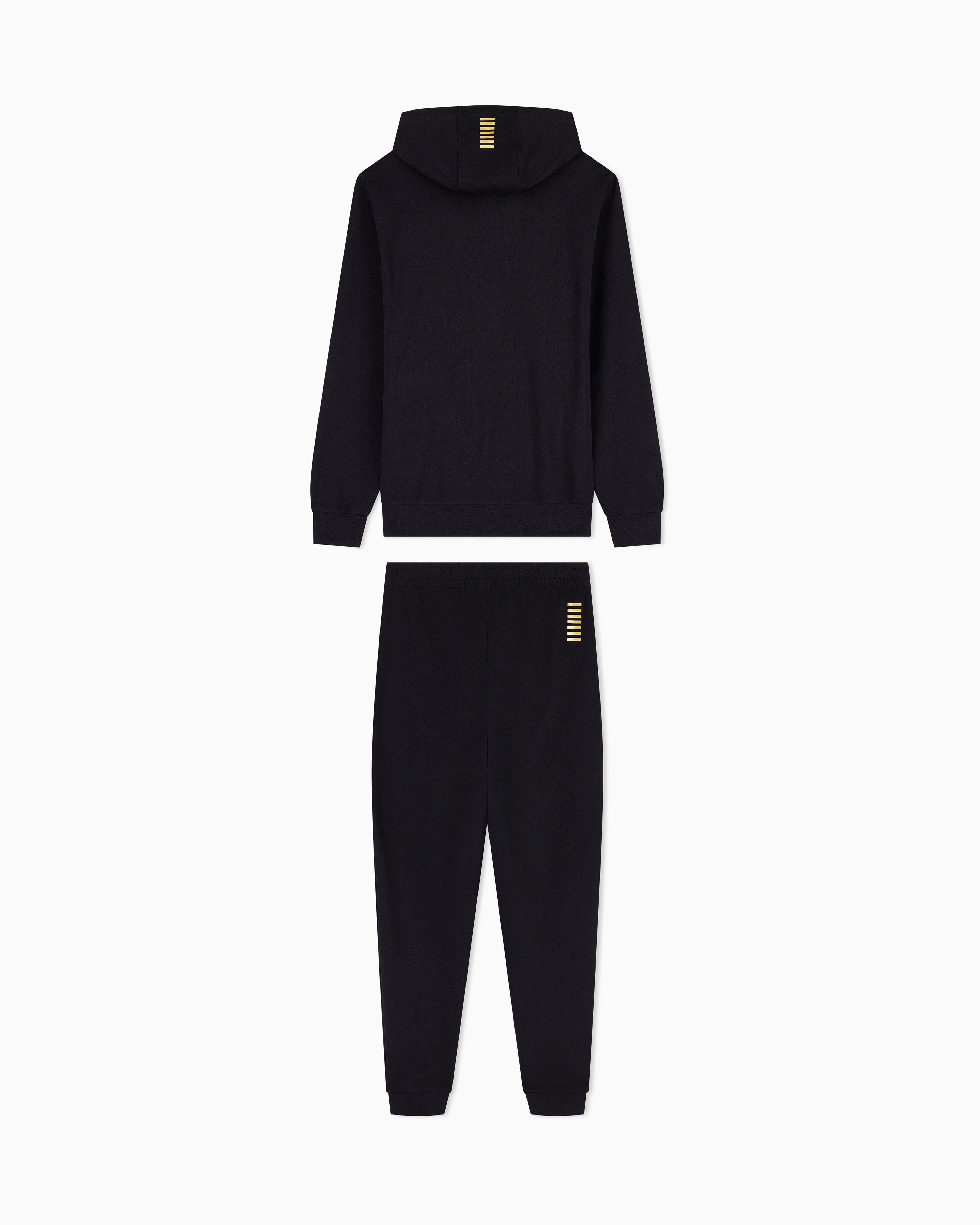 EA7 Cotton business suit with hoodie and joggers Core Identity