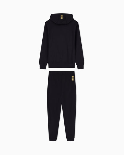 EA7 Cotton business suit with hoodie and joggers Core Identity