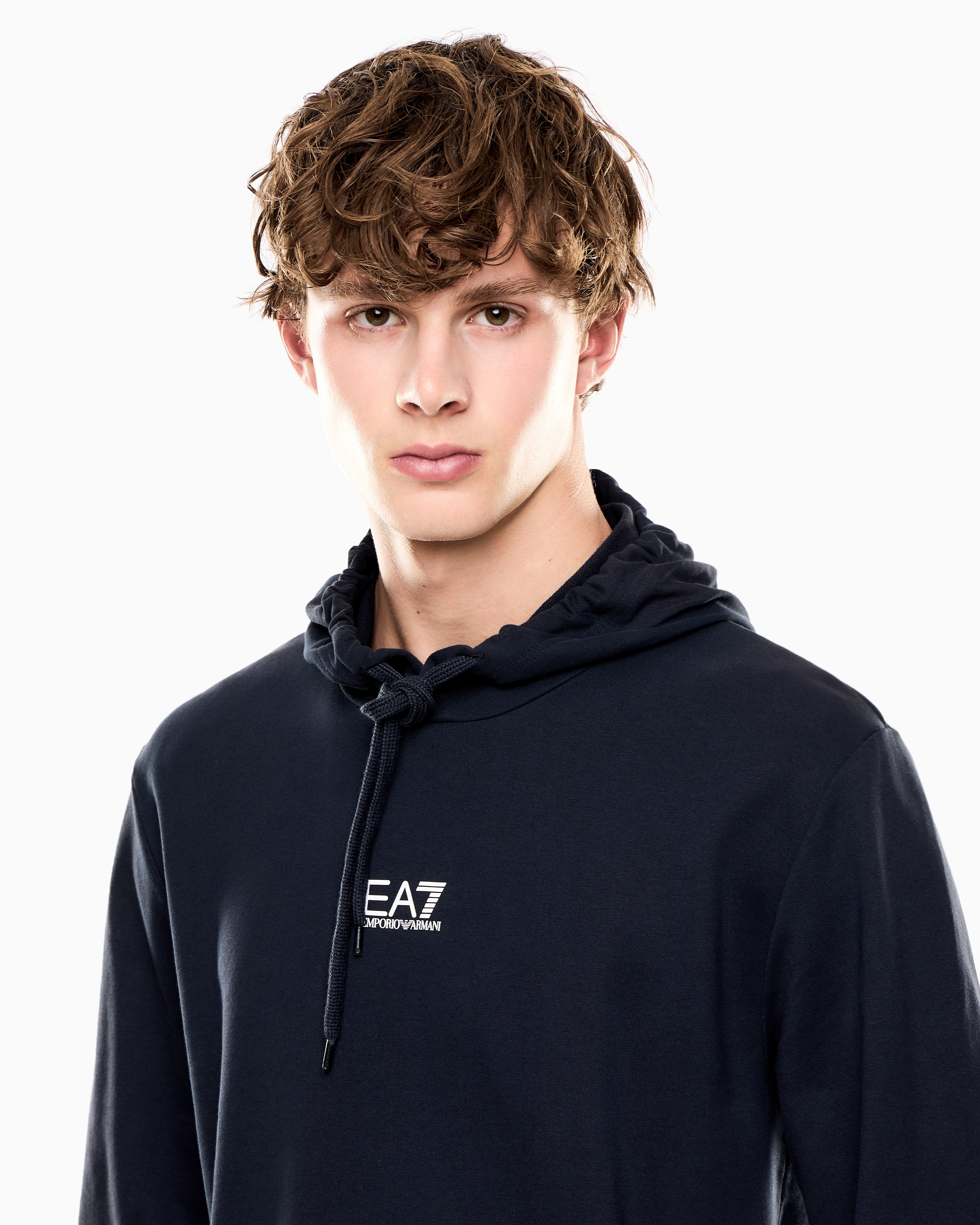EA7 Cotton business suit with hoodie and joggers Core Identity