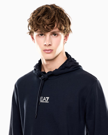 EA7 Cotton business suit with hoodie and joggers Core Identity