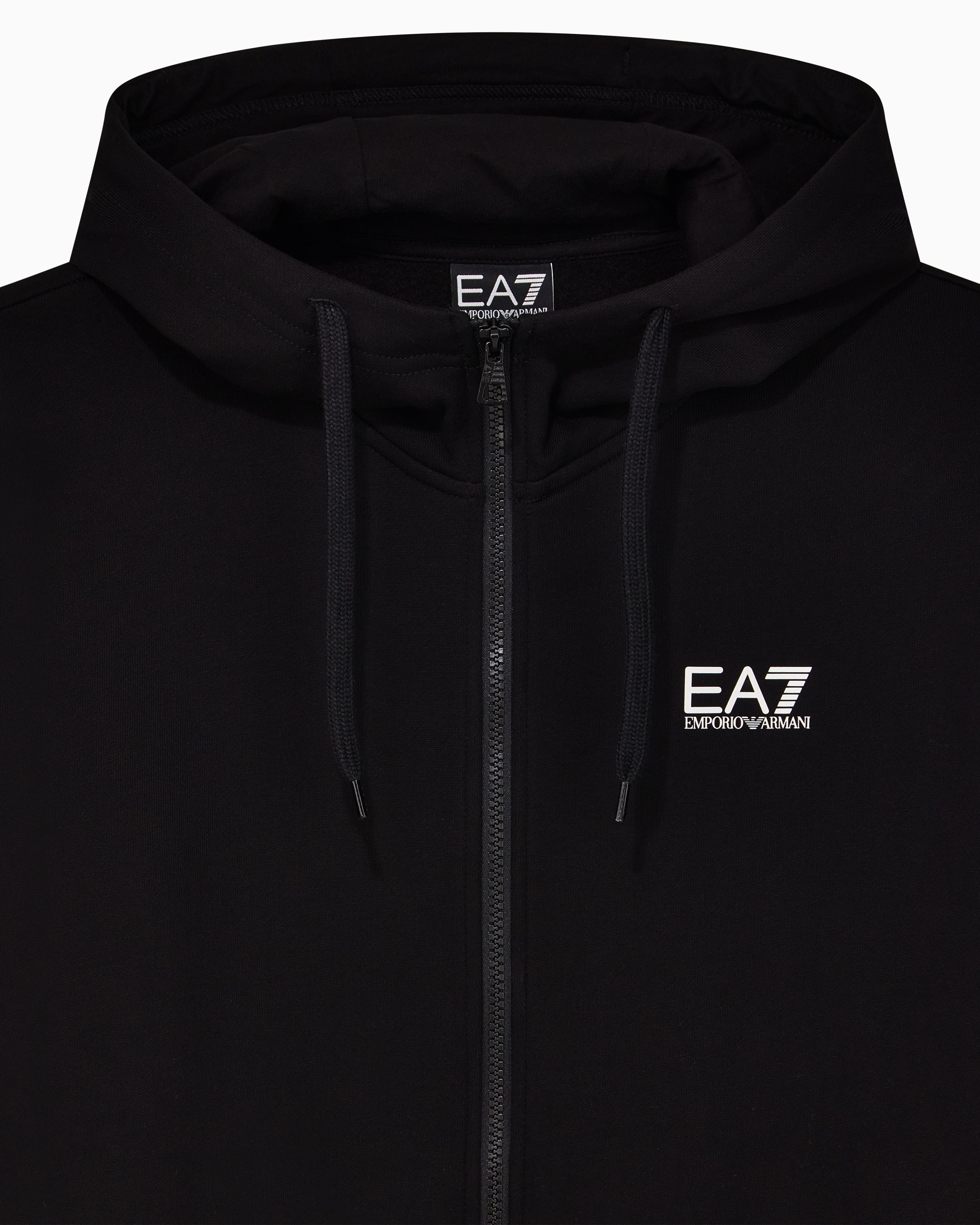 EA7 Suit tracksuit with hood and zip Core Identity