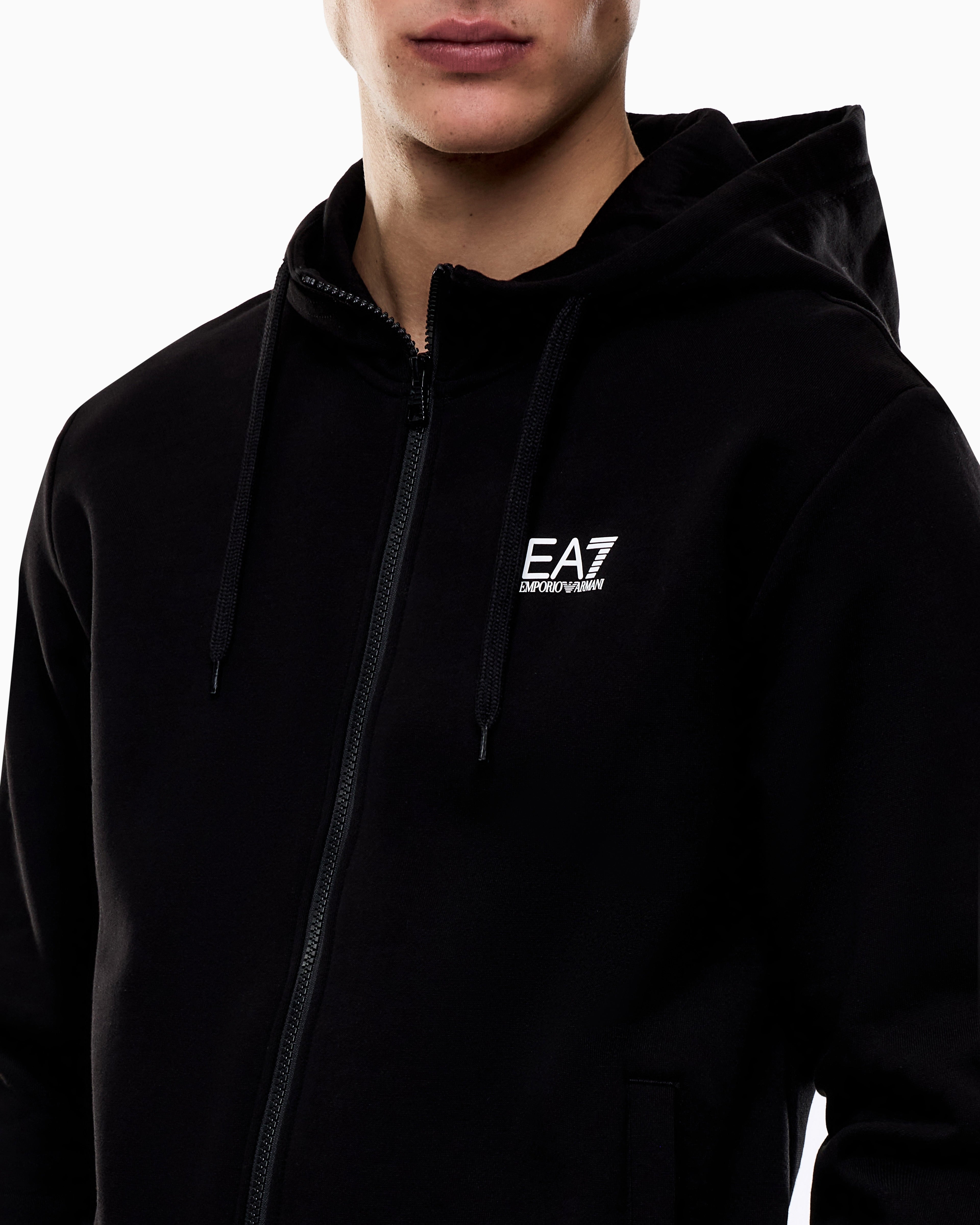 EA7 Suit tracksuit with hood and zip Core Identity