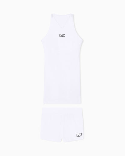 EA7 Ventus dress sleeveless with mesh and shorts Tennis Pro