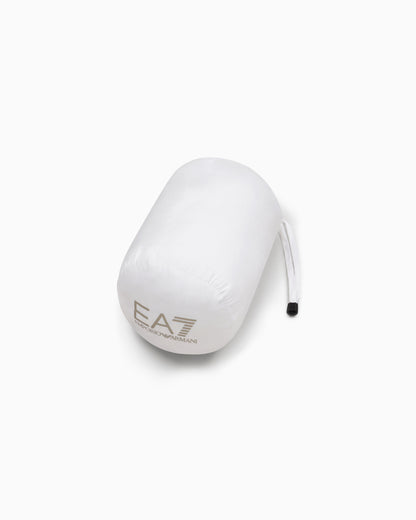 EA7 Core Lady recycled technical fabric padded hooded jacket