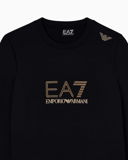 EA7 Evolution stretch viscose-blend crew-neck sweatshirt