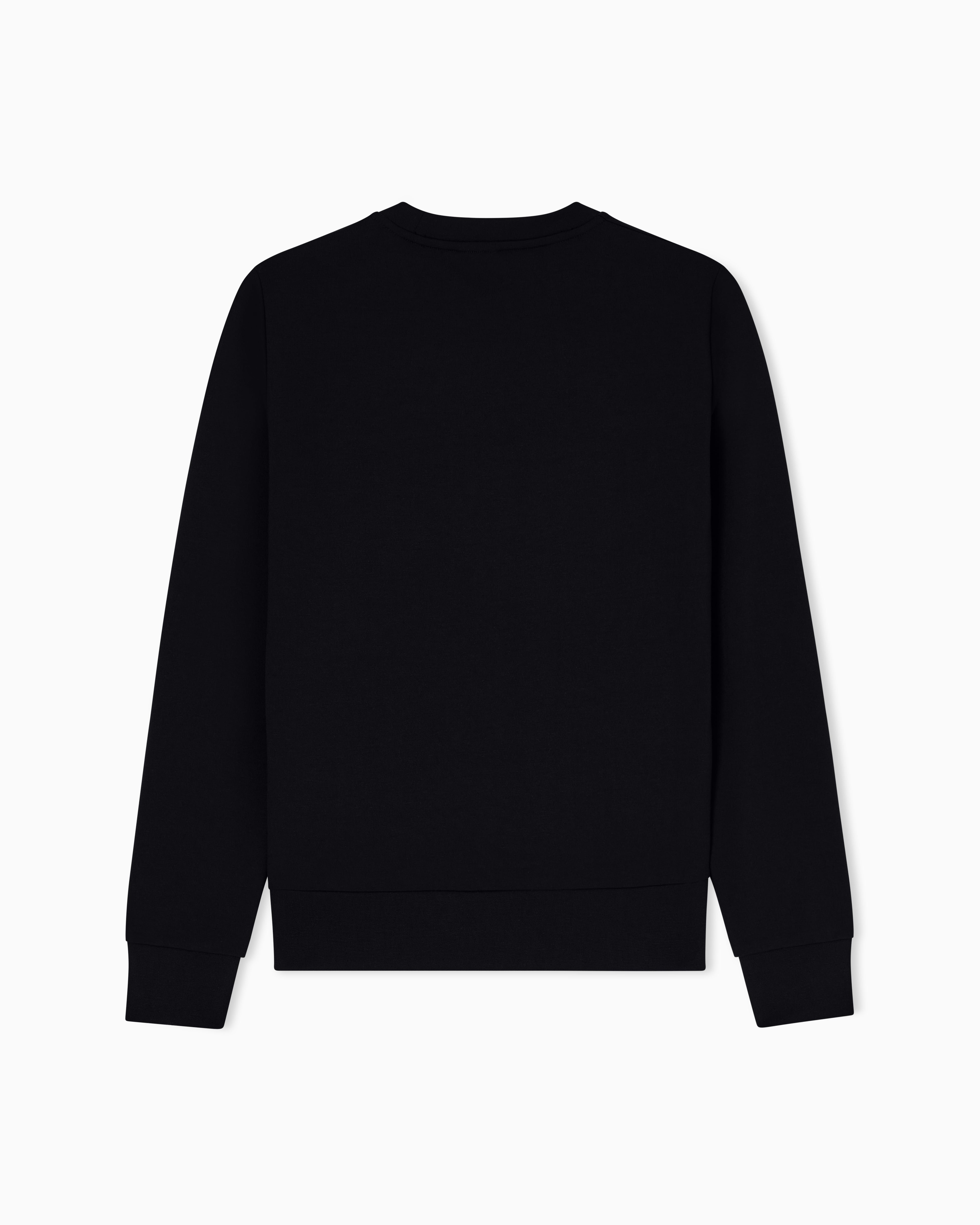 EA7 Stretch sweatshirt in a viscose blend with studs Evolution