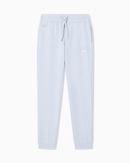 EA7 Viscose joggers with a studded logo and drawstring Evolution