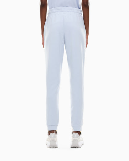 EA7 Viscose joggers with a studded logo and drawstring Evolution
