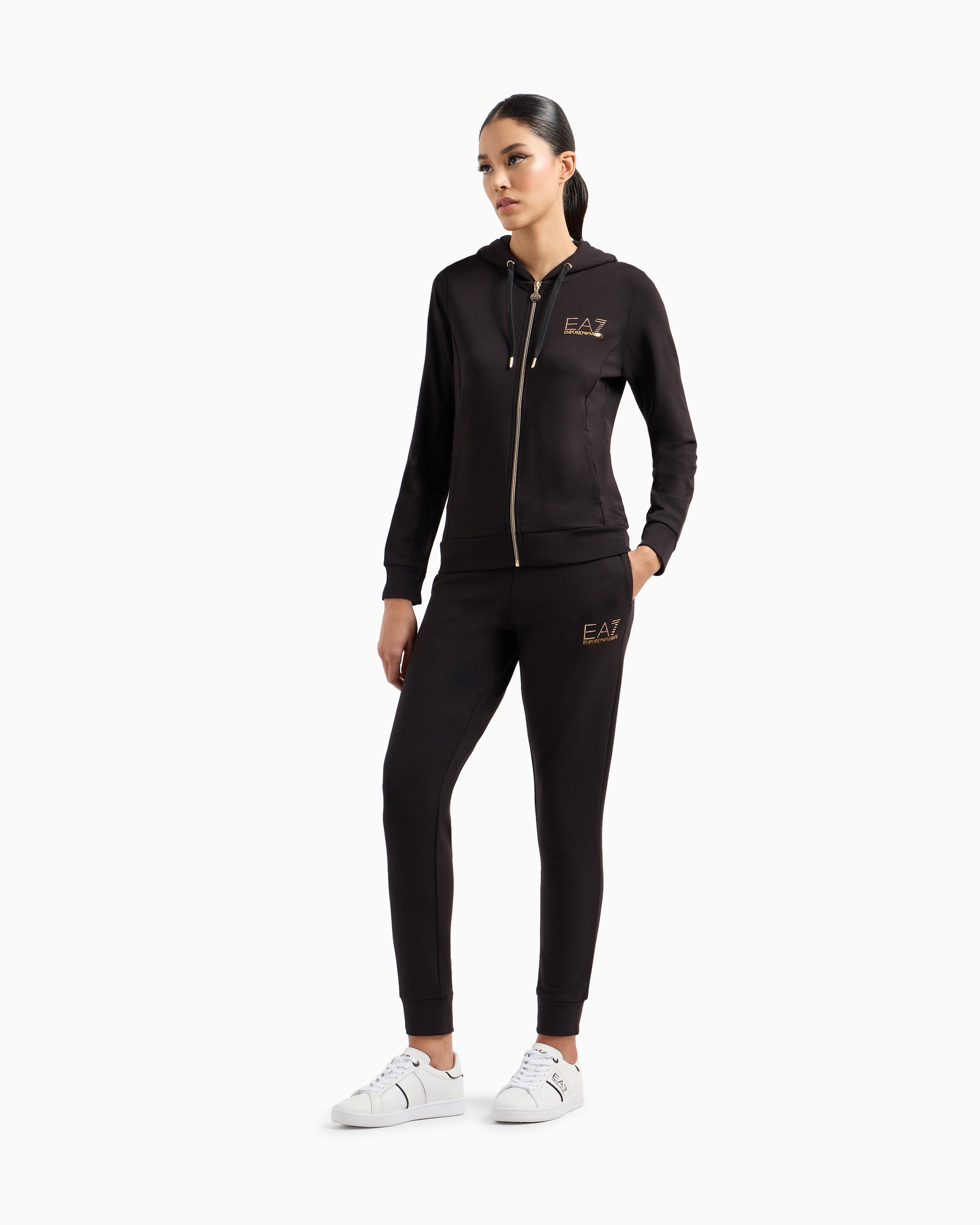 EA7 Stretch viscose-blend tracksuit