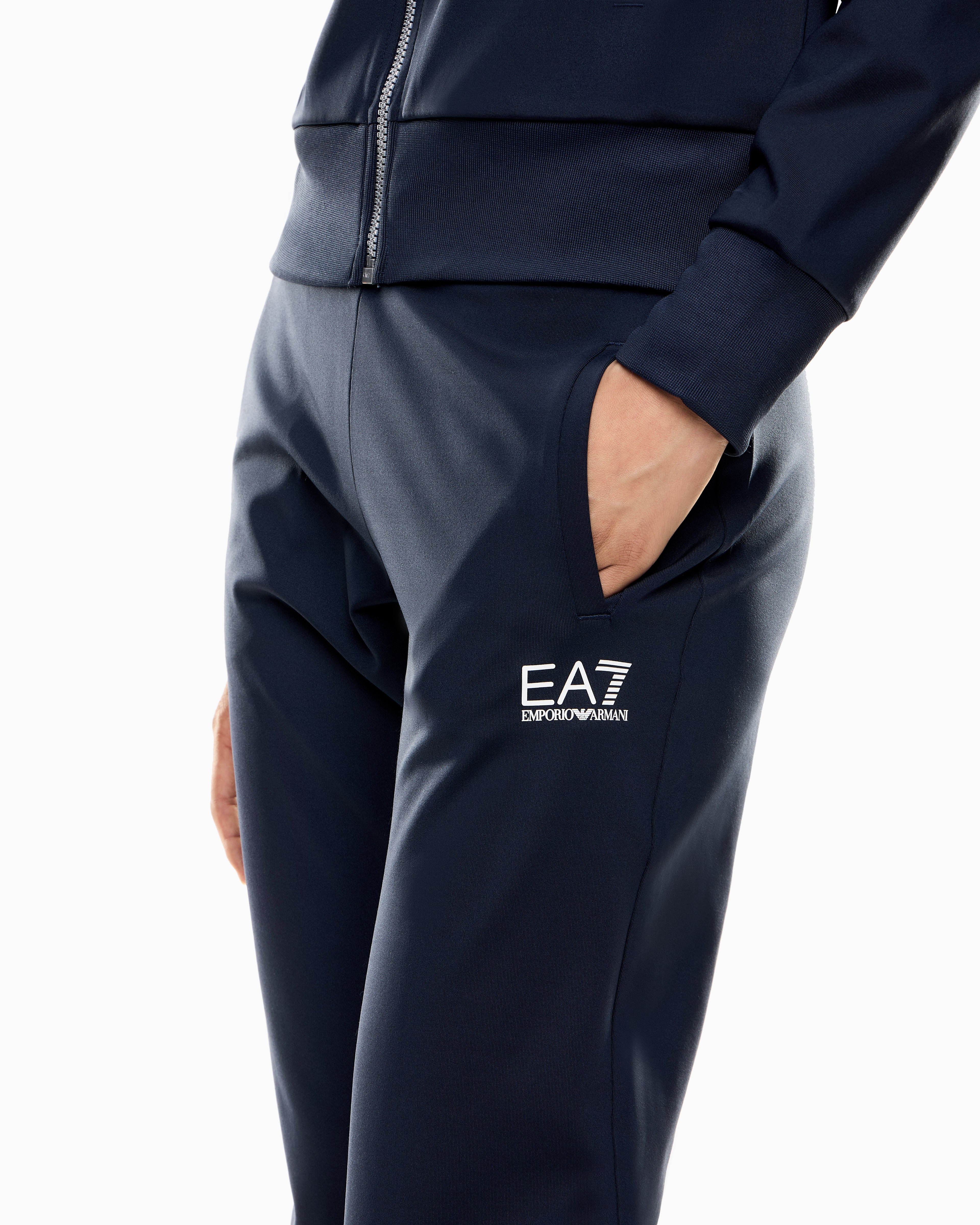 EA7 Ventus7 track suit with a baseball collar Tennis Pro
