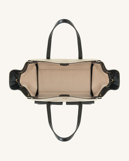 Jw Pei Linda Tote Bag Black Canvas