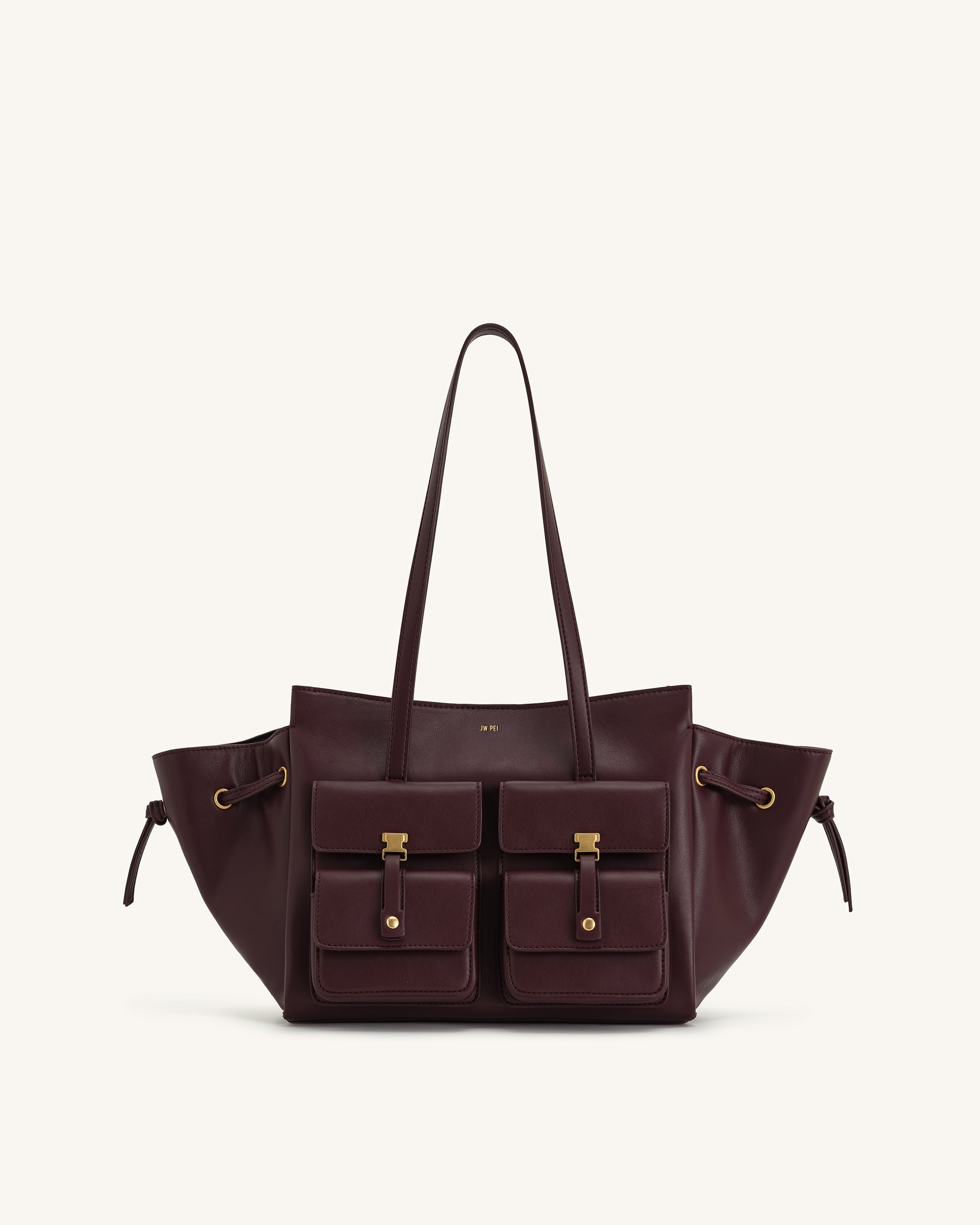 Jw Pei Linda Tote Bag Deep Burgundy