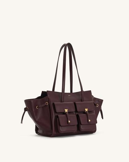 Jw Pei Linda Tote Bag Deep Burgundy