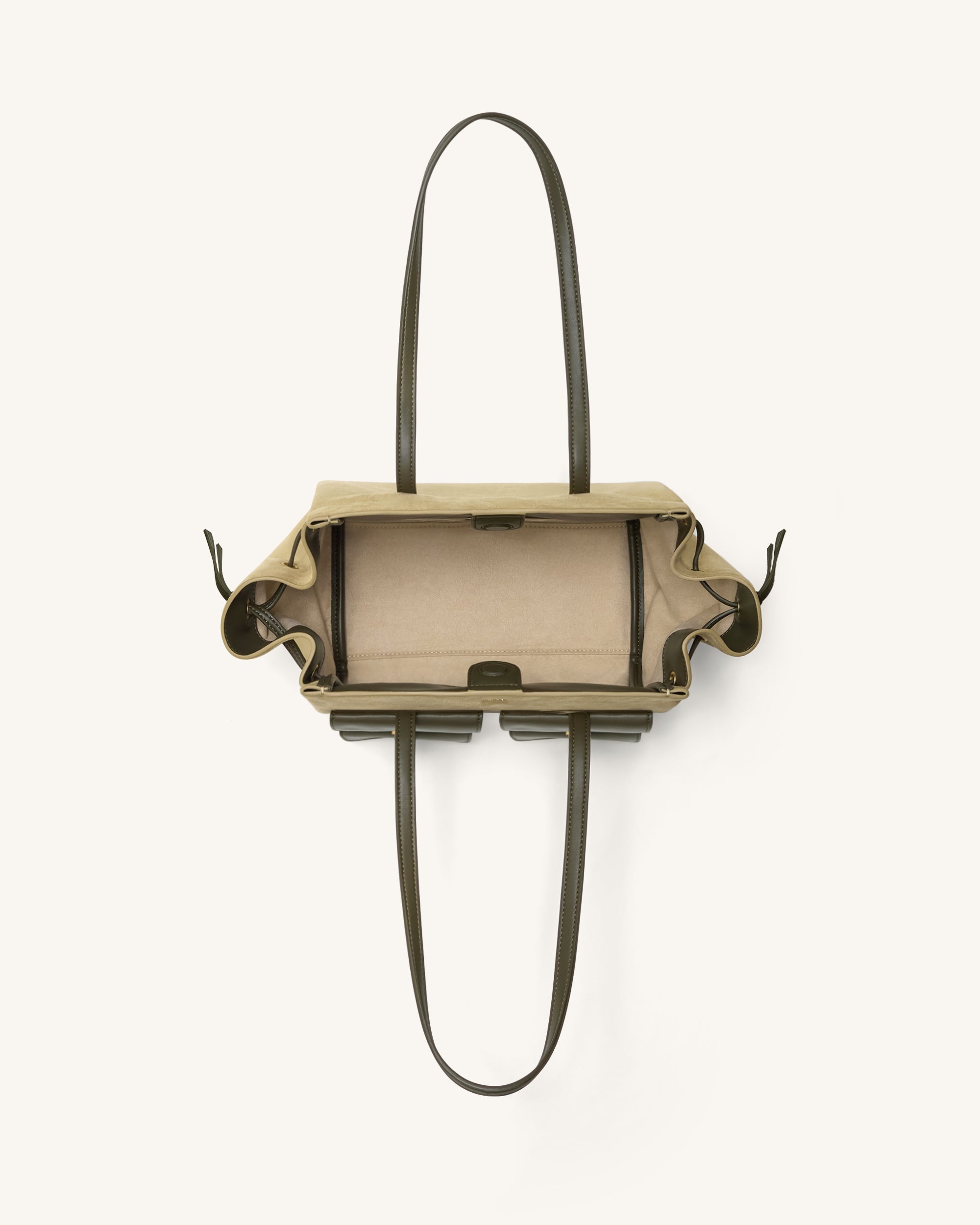 Jw Pei Linda Faux Suede Tote Bag Green