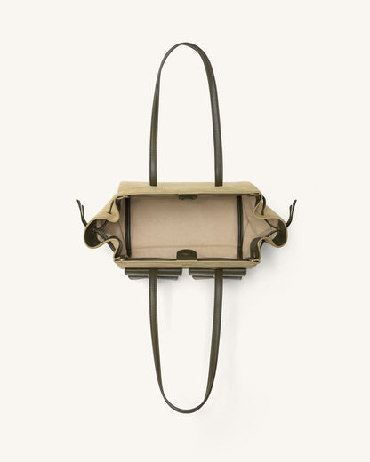 Jw Pei Linda Faux Suede Tote Bag Green