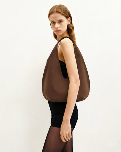 Jw Pei Dara Faux Suede Hobo Bag Mocha Brown