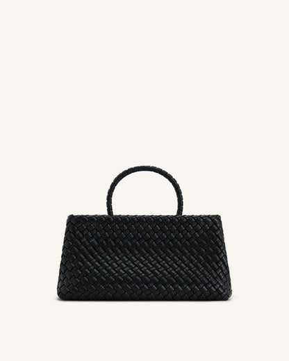 Jw Pei Elora Woven Tote Bag Black