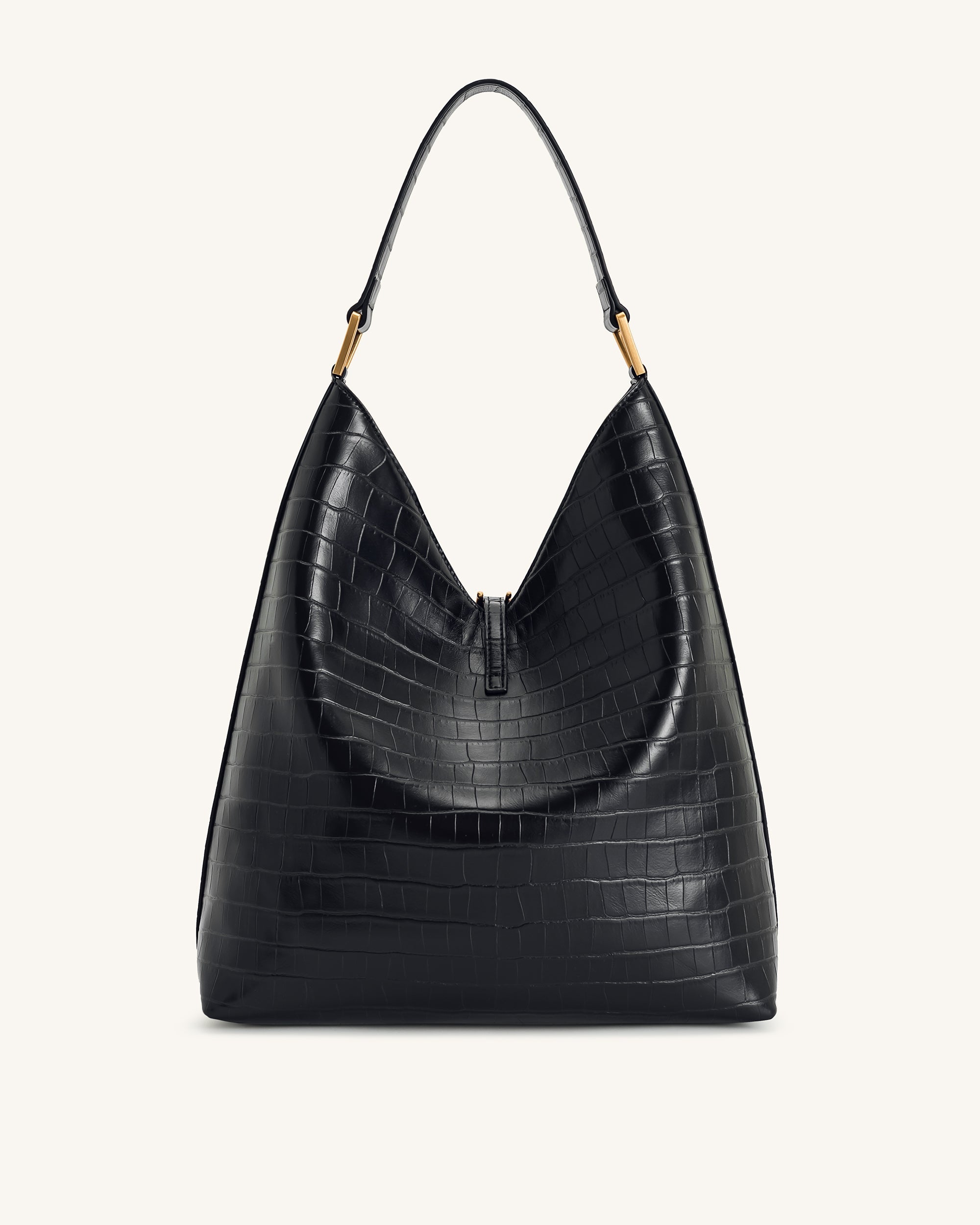 Jw Pei Aria Shoulder Bag Black Croc