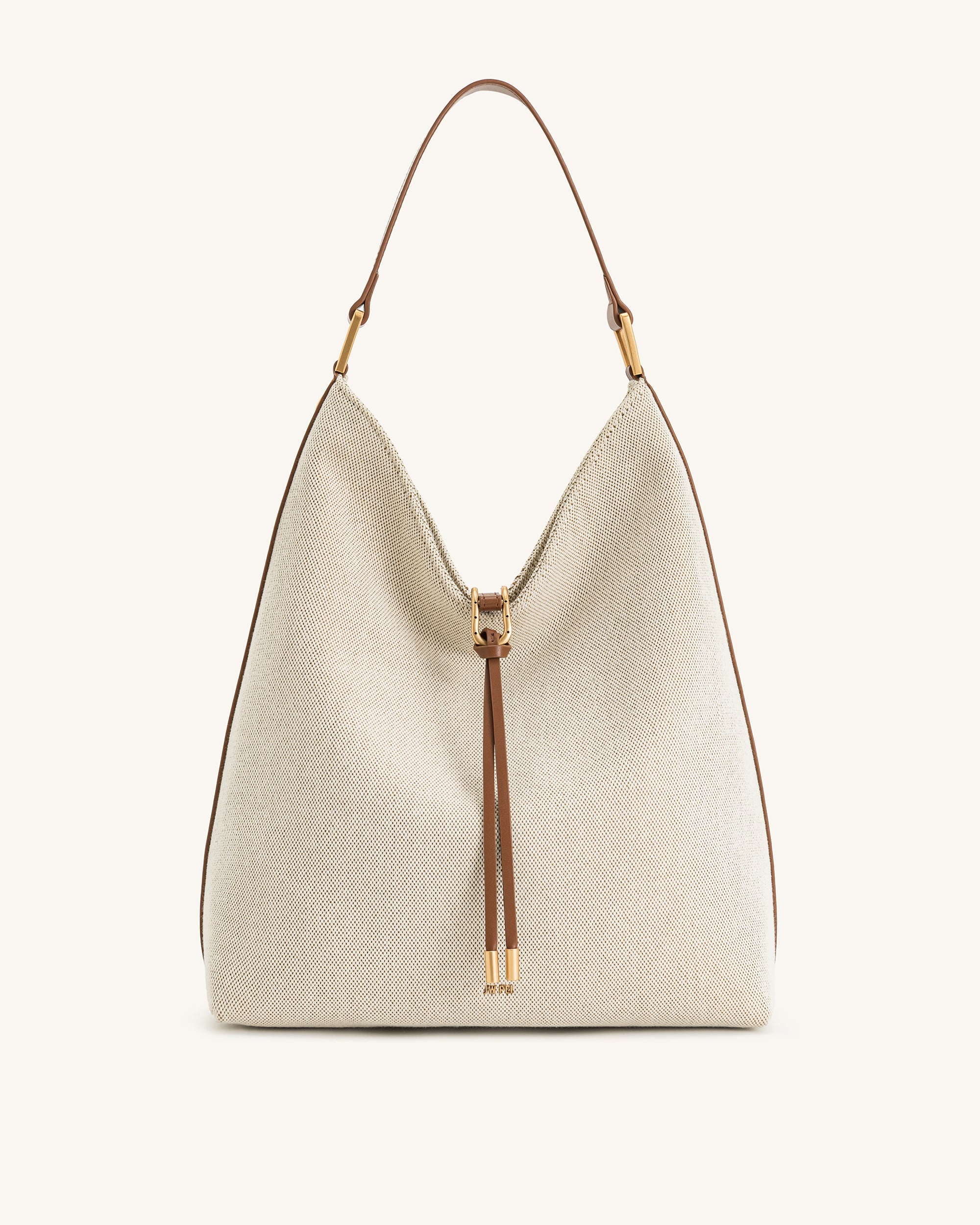 Jw Pei Aria Shoulder Bag Brown Canvas