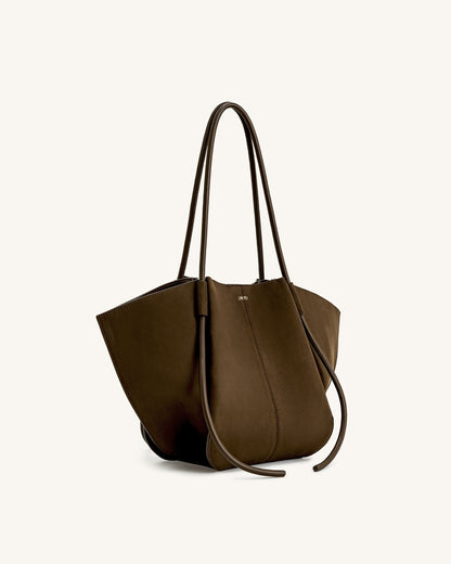 Jw Pei Nala Wide Tote Bag Mocha Brown