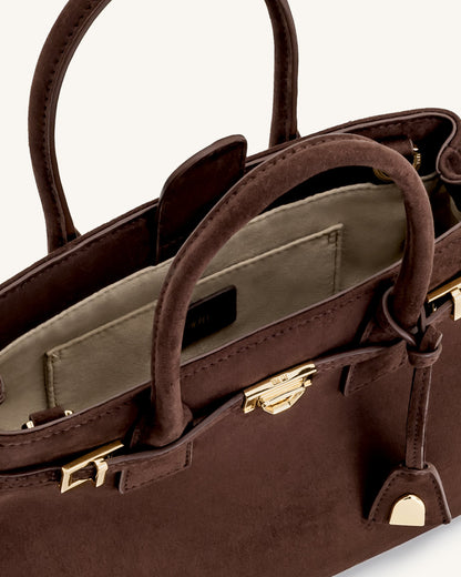 Jw Pei Miley Belt Embellished Tote Bag Brown