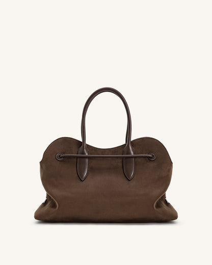 Jw Pei Adele Metal Rope Knot Tote Bag Mocha Brown