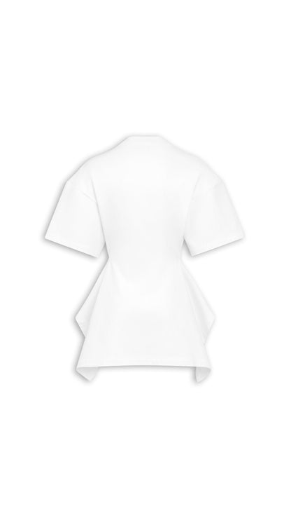 Alaïa Panelled Cotton T-Shirt