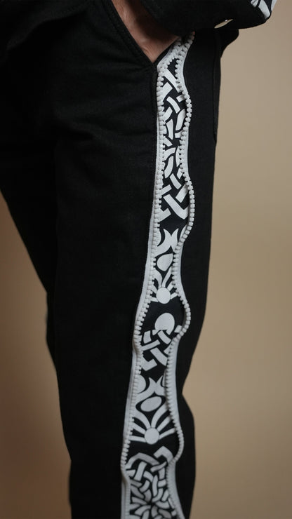 DAY TO NIGHT DENIM BLACK MEN'S PANTS [50/50 LIMITED EDITION]