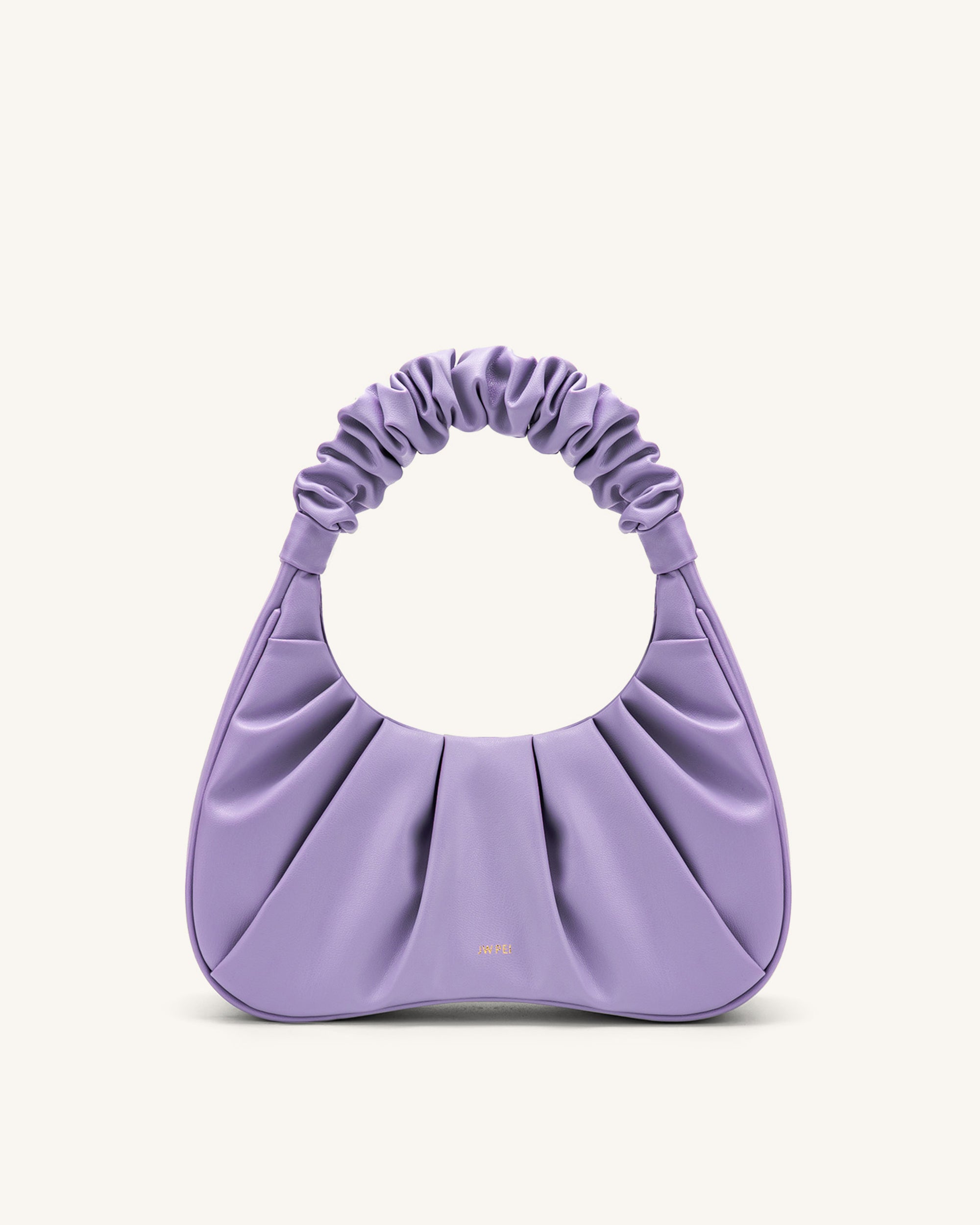Jw Pei Gabbi Ruched Hobo Handbag Purple