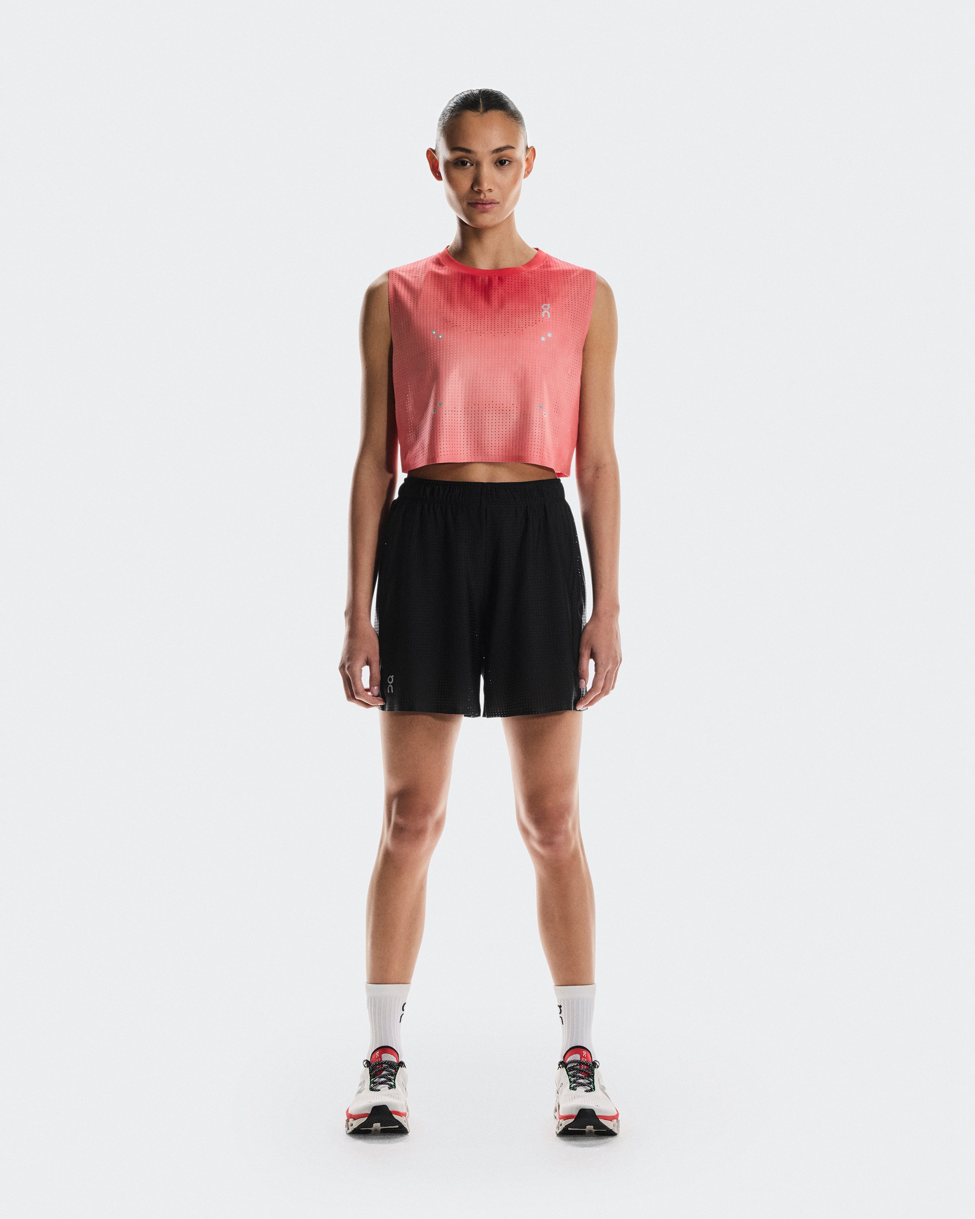 On Pace Mesh Shorts Black (Women's)